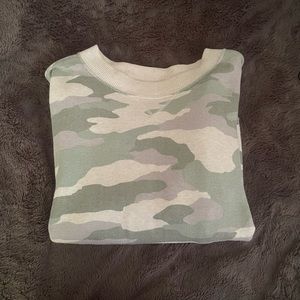 Aerie Camo Crewneck Sweatshirt